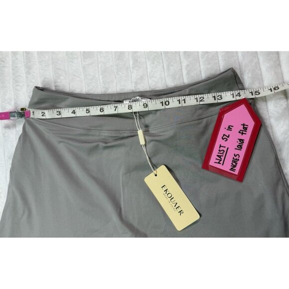 Ekouaer Double Layered Pull-On Skort W/ Stretch Active Athletic Woman’s Small - Picture 6 of 7